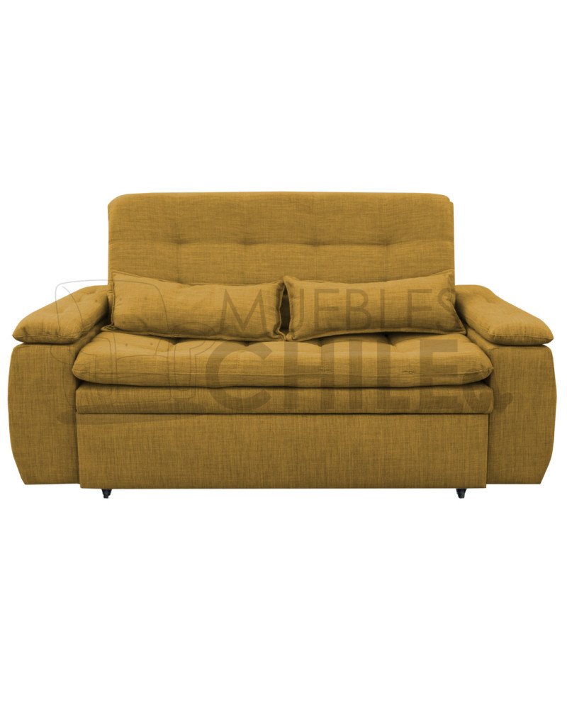 Sofá Cama Acolchado 190cm Lino – Reclinable y Amplio