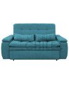 Sofá Cama Acolchado 190cm Lino – Reclinable y Amplio
