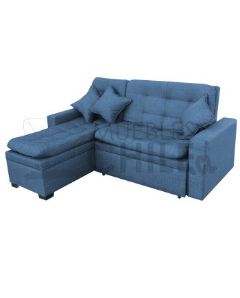SECCIONAL CAMA BAUL IZQUIERDO TAPIZ LINO