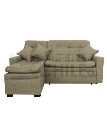 SECCIONAL CAMA BAUL IZQUIERDO TAPIZ LINO