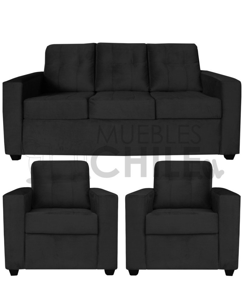 JUEGO DE LIVING MONTREAL 3-1-1 FELPA