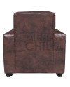 SILLON MONTREAL 1 CUERPO CUERO BONDED ENVEJECIDO