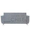Sofá Espacio 3 Cuerpos con 2 Pouf Felpa – Sofá Amplio y Moderno para Living