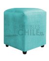 Sofá Espacio 2 Cuerpos con 2 Pouf Felpa – Sofá Amplio y Moderno para Living