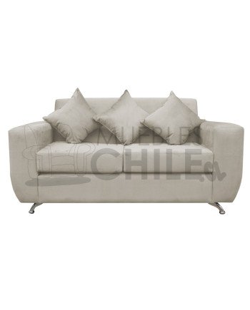 Sofá Espacio 2 Cuerpos Felpa – Sofá Moderno, Suave y de Alta Durabilidad