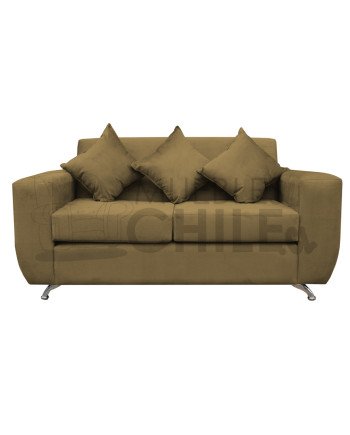 Sofá Espacio 2 Cuerpos Felpa – Sofá Moderno, Suave y de Alta Durabilidad