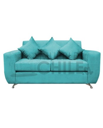 Sofá Espacio 2 Cuerpos Felpa – Sofá Moderno, Suave y de Alta Durabilidad