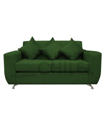 Sofá Espacio 2 Cuerpos Felpa – Sofá Moderno, Suave y de Alta Durabilidad