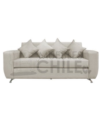 Sofá Espacio 3 Cuerpos Felpa – Sofá Moderno, Suave y de Alta Durabilidad