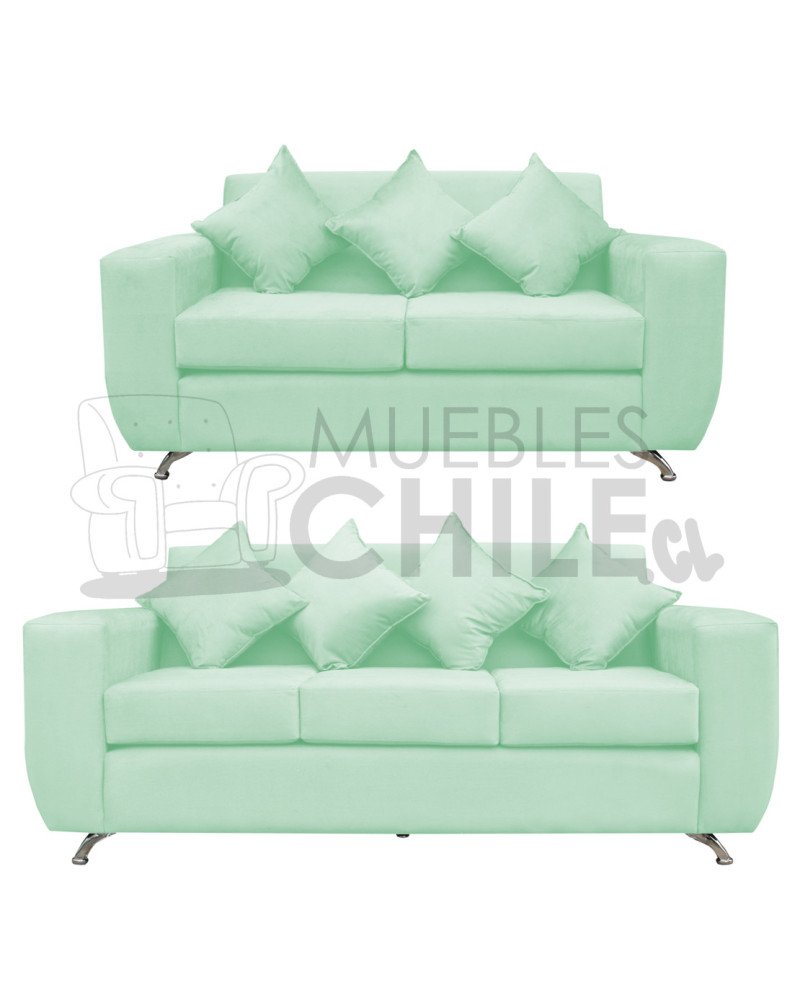 Sofá Espacio 2-3 Cuerpos felpa – Sofá Moderno y Resistente para Living