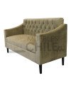 SOFA BAUL CAPITONE BRAZO CUADRADO FELPA