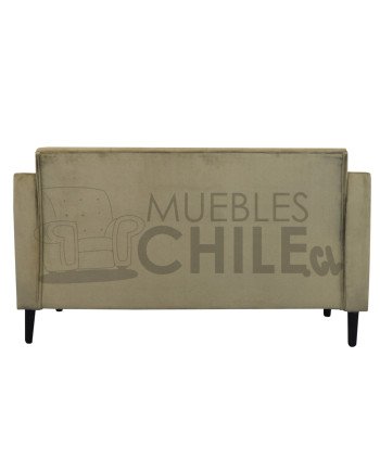 SOFA BAUL CAPITONE BRAZO CUADRADO FELPA