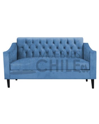 SOFA BAUL CAPITONE BRAZO CUADRADO FELPA