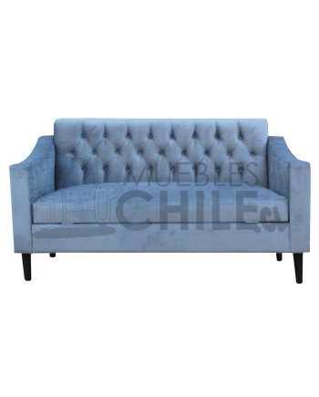 SOFA BAUL CAPITONE BRAZO CUADRADO FELPA
