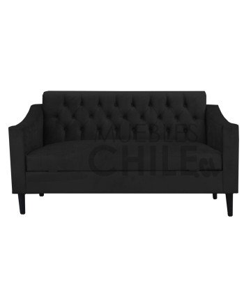 SOFA BAUL CAPITONE BRAZO CUADRADO FELPA