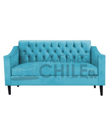 SOFA BAUL CAPITONE BRAZO CUADRADO FELPA