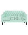 SOFA BAUL CAPITONE BRAZO CUADRADO FELPA