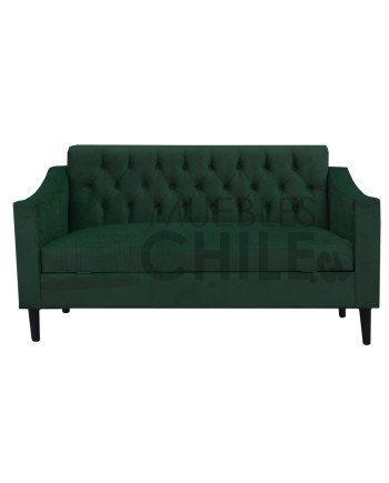 SOFA BAUL CAPITONE BRAZO CUADRADO FELPA