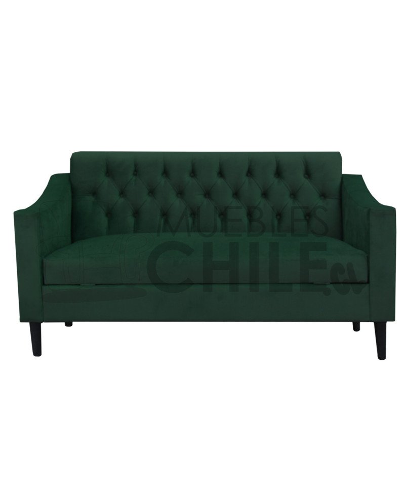SOFA BAUL CAPITONE BRAZO CUADRADO FELPA