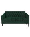 SOFA BAUL CAPITONE BRAZO CUADRADO FELPA