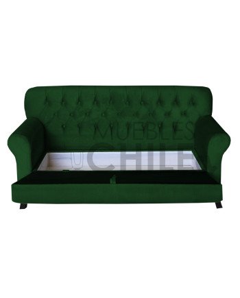 SOFA BAUL CAPITONE TAPIZ FELPA