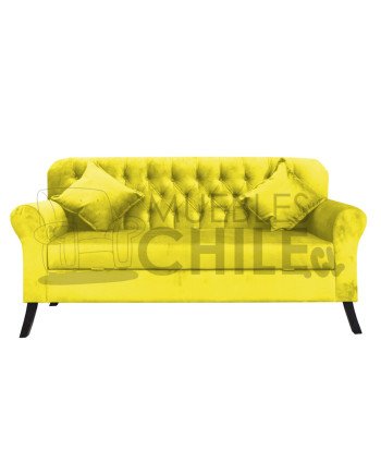 SOFA BAUL CAPITONE TAPIZ FELPA