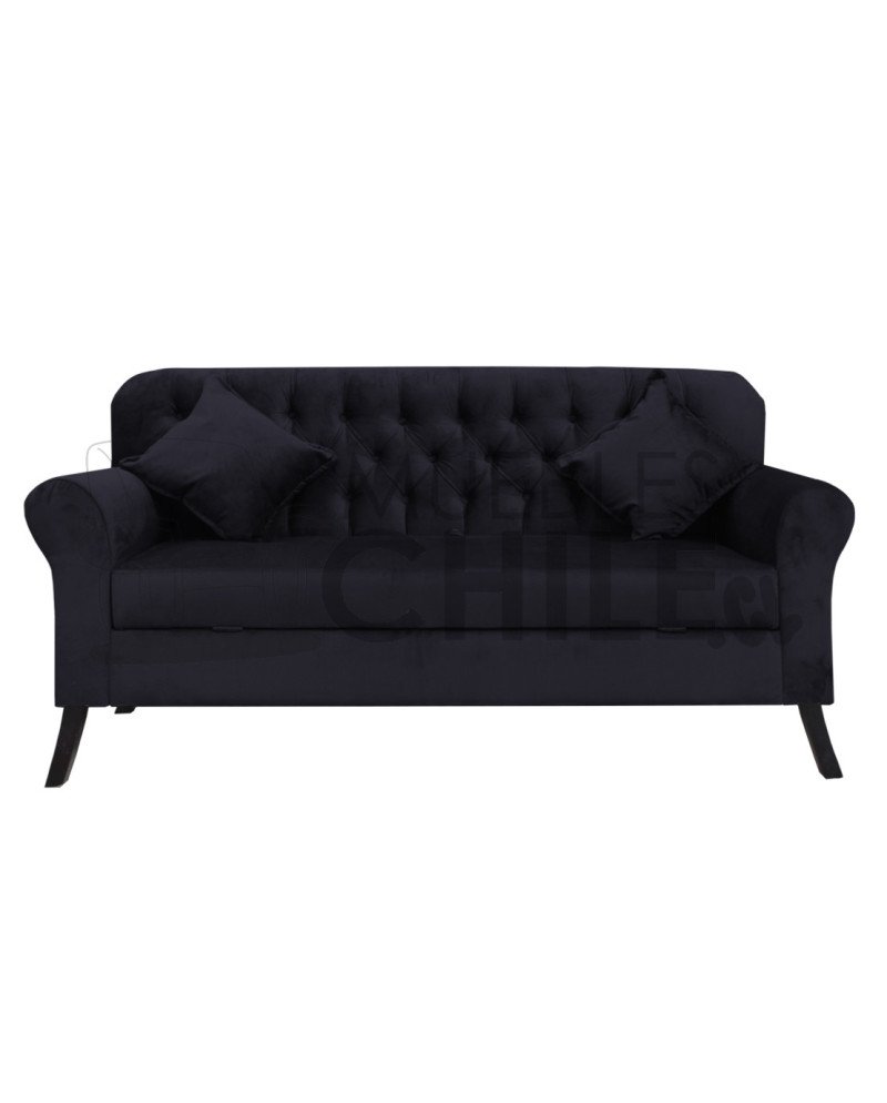 SOFA BAUL CAPITONE TAPIZ FELPA
