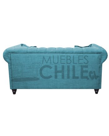 Sofa Chesterfield 2 Cuerpos Lino – Sillón Clásico Elegante y Resistente