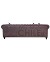 SOFA CHESTERFIELD 4 CUERPOS CUERO BONDED
