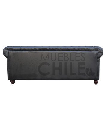 Sofá Chesterfield 3 Cuerpos en Cuero PU – Sofá Capitone Elegante y Resistente