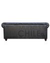 Sofá Chesterfield 3 Cuerpos en Cuero PU – Sofá Capitone Elegante y Resistente