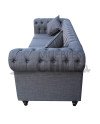 SOFA CHESTERFIELD 4 CUERPOS LINO