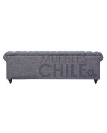 SOFA CHESTERFIELD 4 CUERPOS LINO