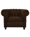 Sillón Chesterfield 1 Cuerpo Lino – Sillón Clásico Elegante y Resistente