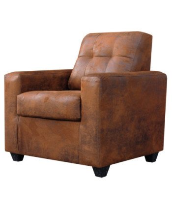 JUEGO DE LIVING MONTREAL CUERO BONDED ENVEJECIDO