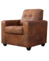 JUEGO DE LIVING MONTREAL CUERO BONDED ENVEJECIDO