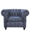Sillón Chesterfield 1 Cuerpo Lino – Sillón Clásico Elegante y Resistente