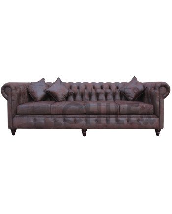 CHESTERFIELD CAPITONE MODULAR CUERO BONDED