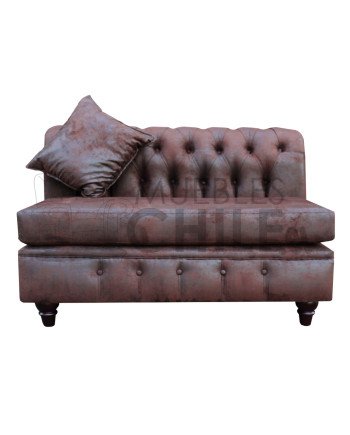 CHESTERFIELD CAPITONE MODULAR CUERO BONDED