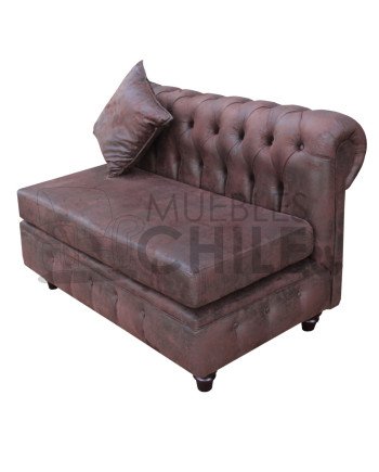 CHESTERFIELD CAPITONE MODULAR CUERO BONDED