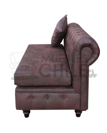 CHESTERFIELD CAPITONE MODULAR CUERO BONDED
