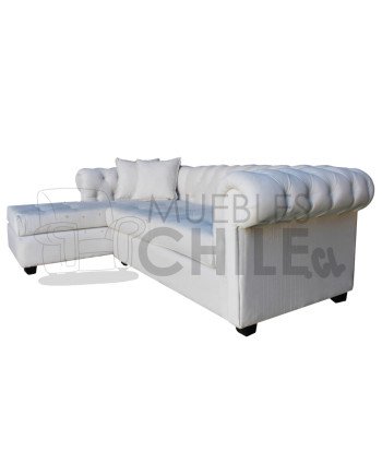 CHESTERFIELD SECCIONAL IZQUIERDO FELPA