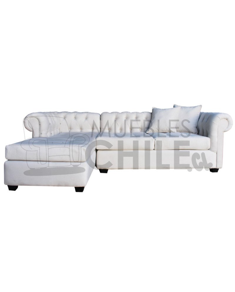 CHESTERFIELD SECCIONAL IZQUIERDO FELPA