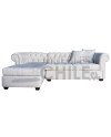 CHESTERFIELD SECCIONAL IZQUIERDO FELPA