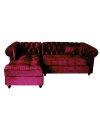 CHESTERFIELD SECCIONAL IZQUIERDO FELPA