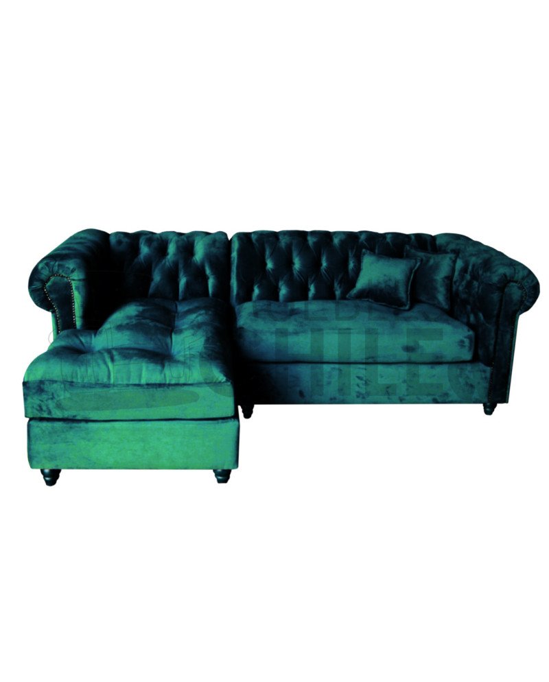 CHESTERFIELD SECCIONAL IZQUIERDO FELPA