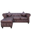 Chesterfield modular cuero bonded reversible – Muebles Chile