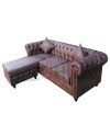 Chesterfield modular cuero bonded reversible – Muebles Chile