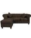 Sofá Chesterfield Seccional Reversible Felpa – Elegante y Reforzado