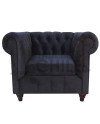 Sillón Chesterfield 1 Cuerpo Felpa – Sillón Clásico Elegante y Resistente